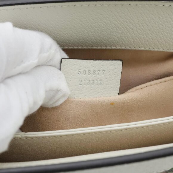 Gucci  Ophidia Web Small GG Floral Canvas Chain Shoulder Bag Off White 503877 - Picture 13 of 13